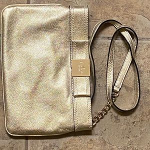 Kate Spade Gold Crossbody Bag